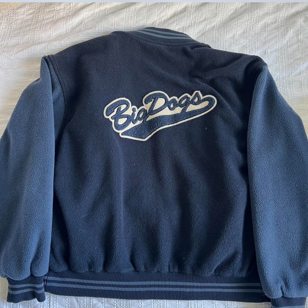 Big Dogs Dark Blue Fleece Jacket